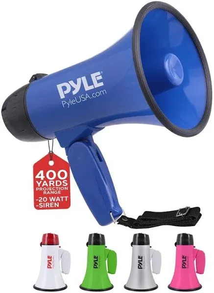 Pyle PMP21BL Compact Portable Megaphone Speaker