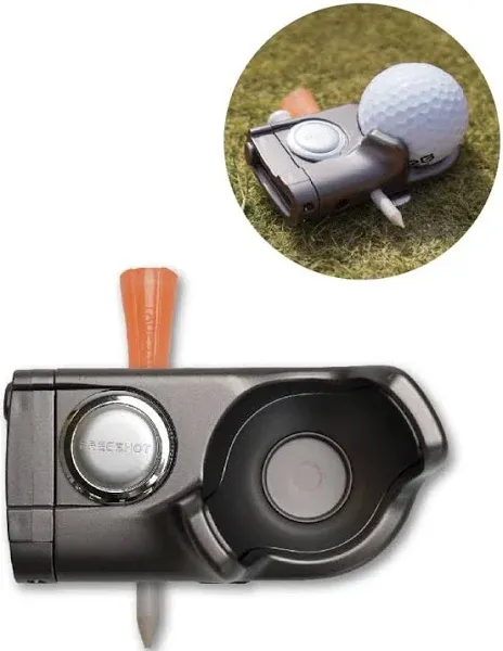 FREESHOT All-in-one Golf Accessory Tool That Includes Golf Ball Holder, tees, Divot Tool and Custom Ball Markers, Golf Gift for Golf Lovers (4 Colors)