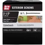 Grip Rite PTN212S5 5 lb 2-1/2-in PrimeGuard Ten/Phillips Exterior Screw