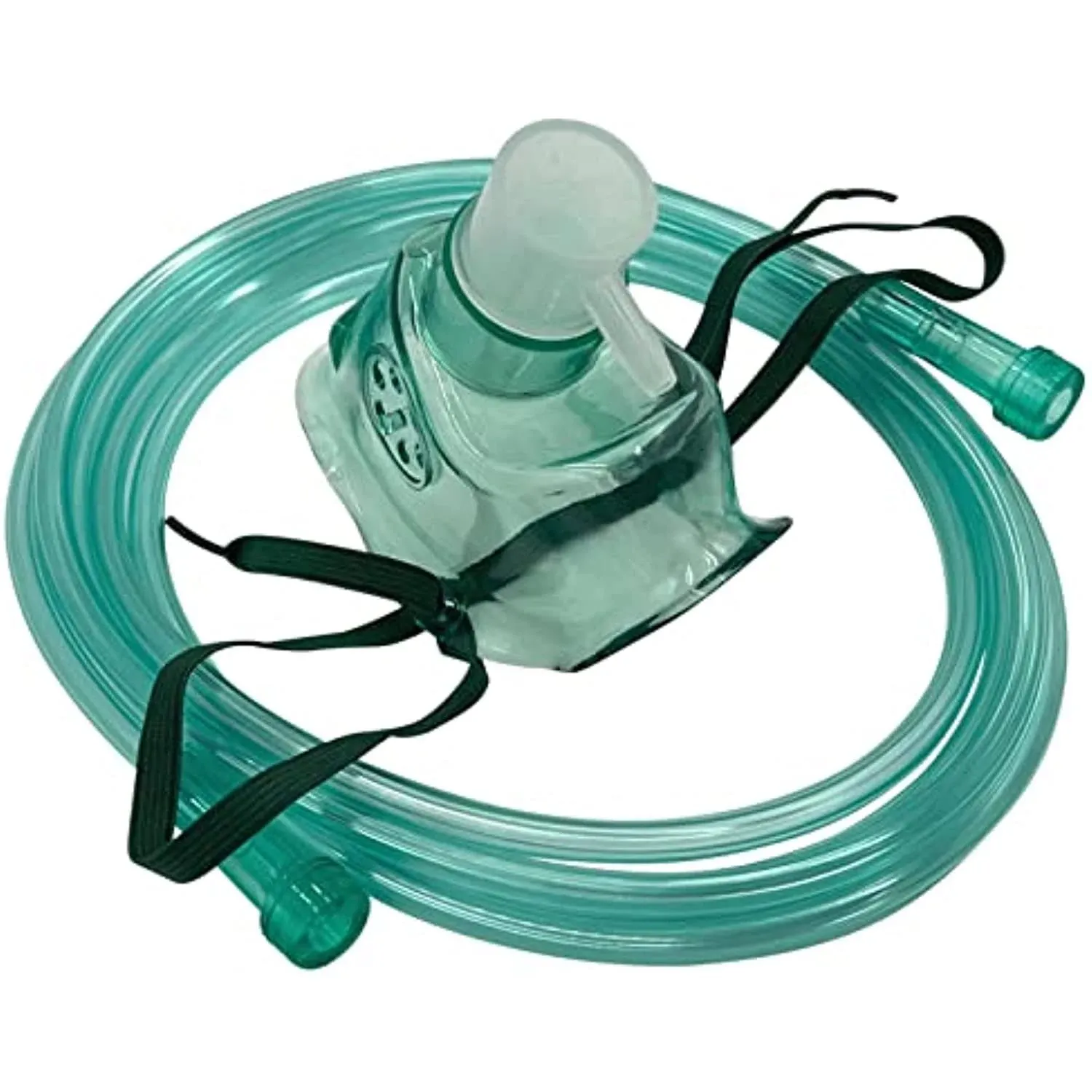 5pk Pediatric Oxygen Mask w/Swivel Adpater & 6.8Ft Crush Resistant Tubing