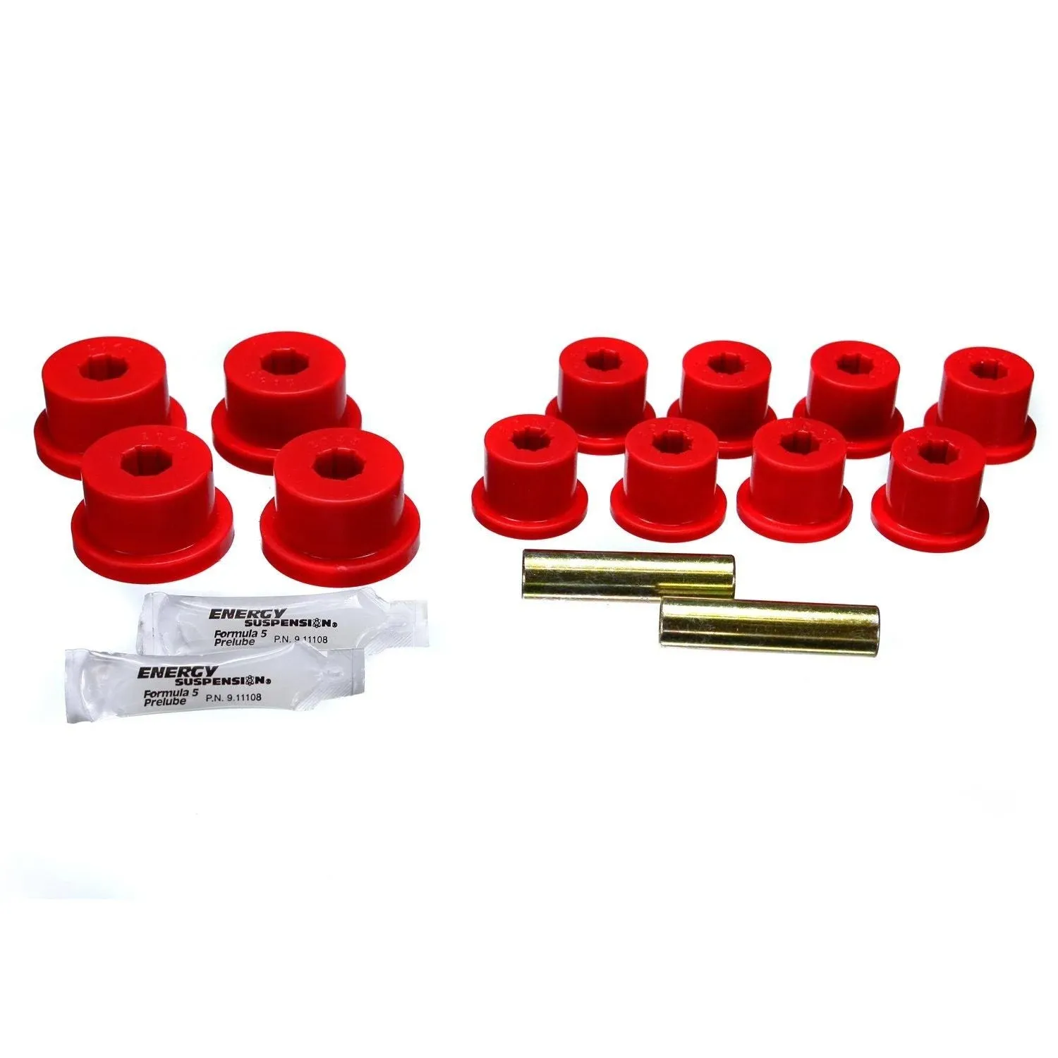 Energy Suspension 1.2101R Leaf Spring Bushing Set Fits 86-95 Samurai