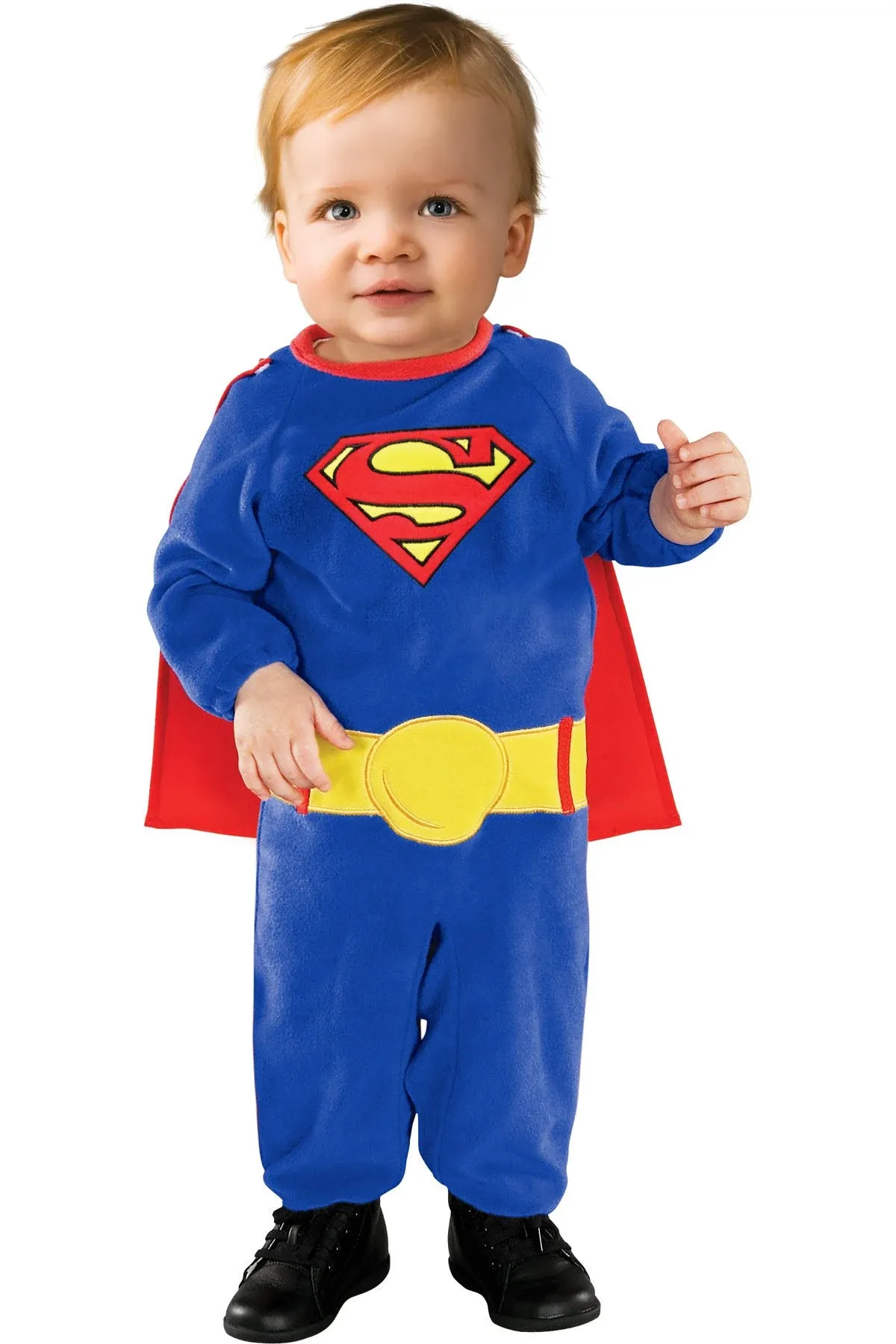 Rubie's Superman Classic Baby/Toddler Costume Romper with Removable Cape