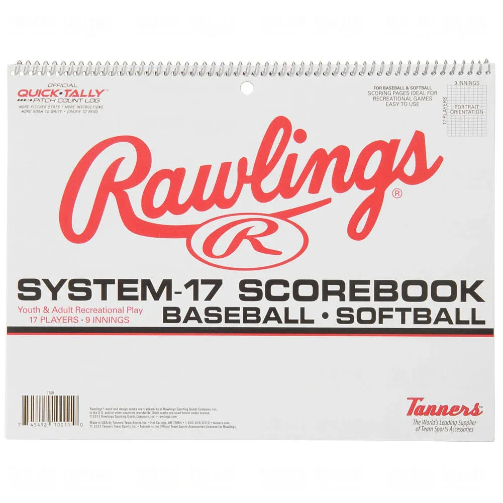 Rawlings System - 17 Baseball/Softball Scorebook