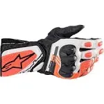 Alpinestars SP-8 V3 Gloves (X-Large) (Black/RED/Fluorescent Yellow)