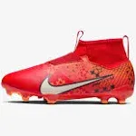 Nike Kids' Mercurial Zoom Superfly 9 Academy MDS FG Soccer Cleats, Red/Orange