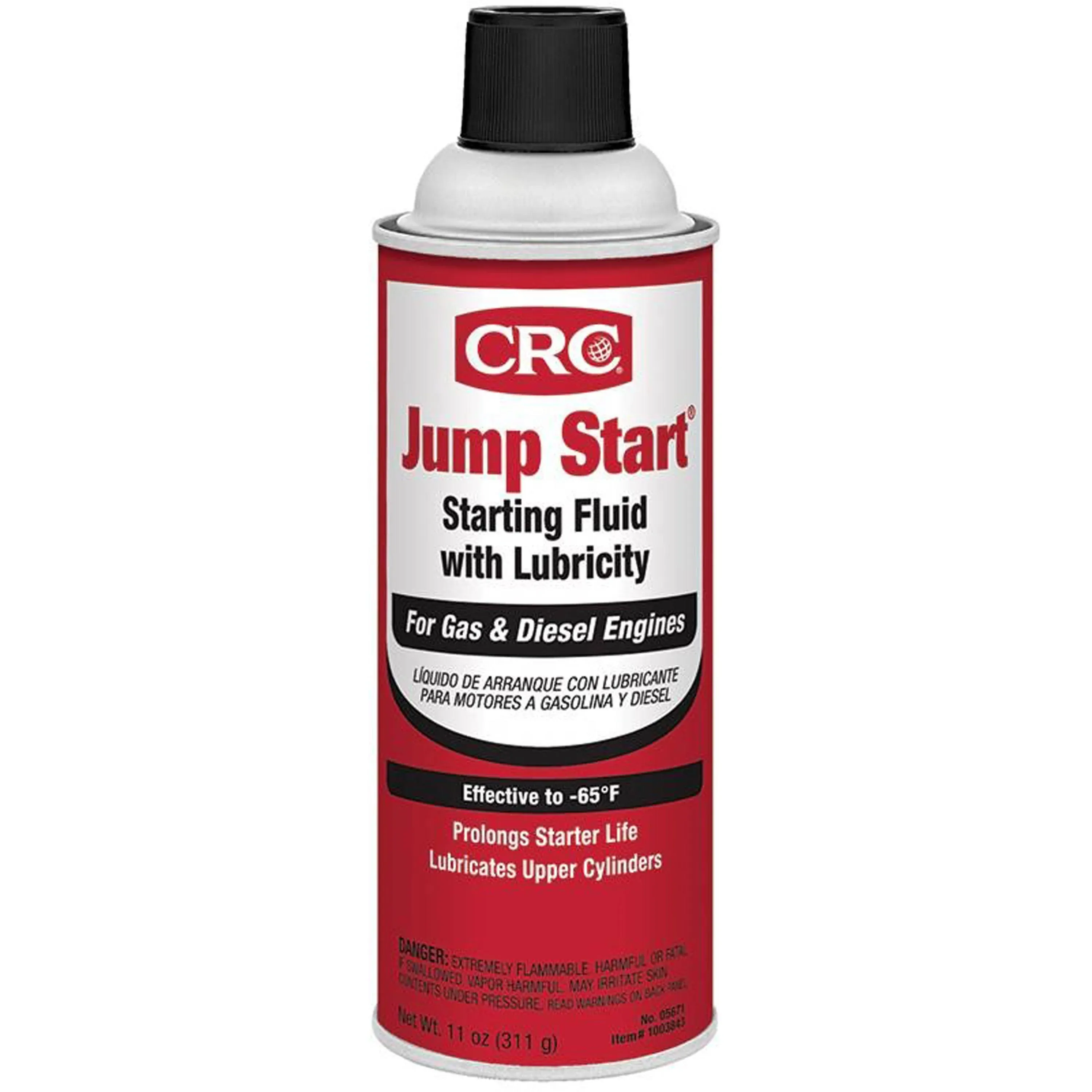 CRC Jump Start Starting Fluid with Lubricity, 11 Wt Oz, 05671