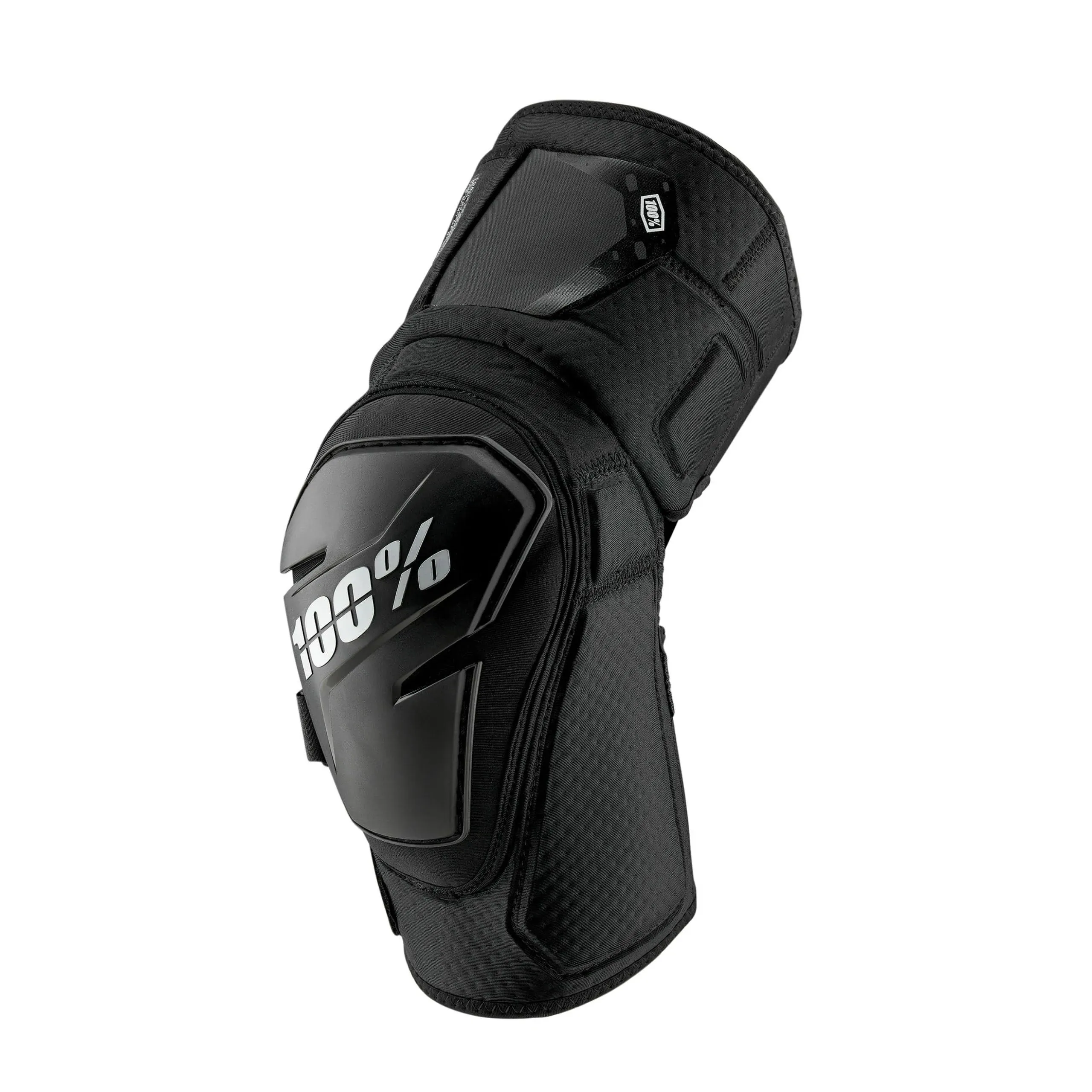 100% Fortis Knee Guards - Black - S/M