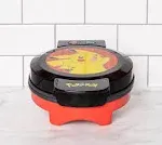 Uncanny Brands Pokemon Pikachu Waffle Maker. (Overhead)