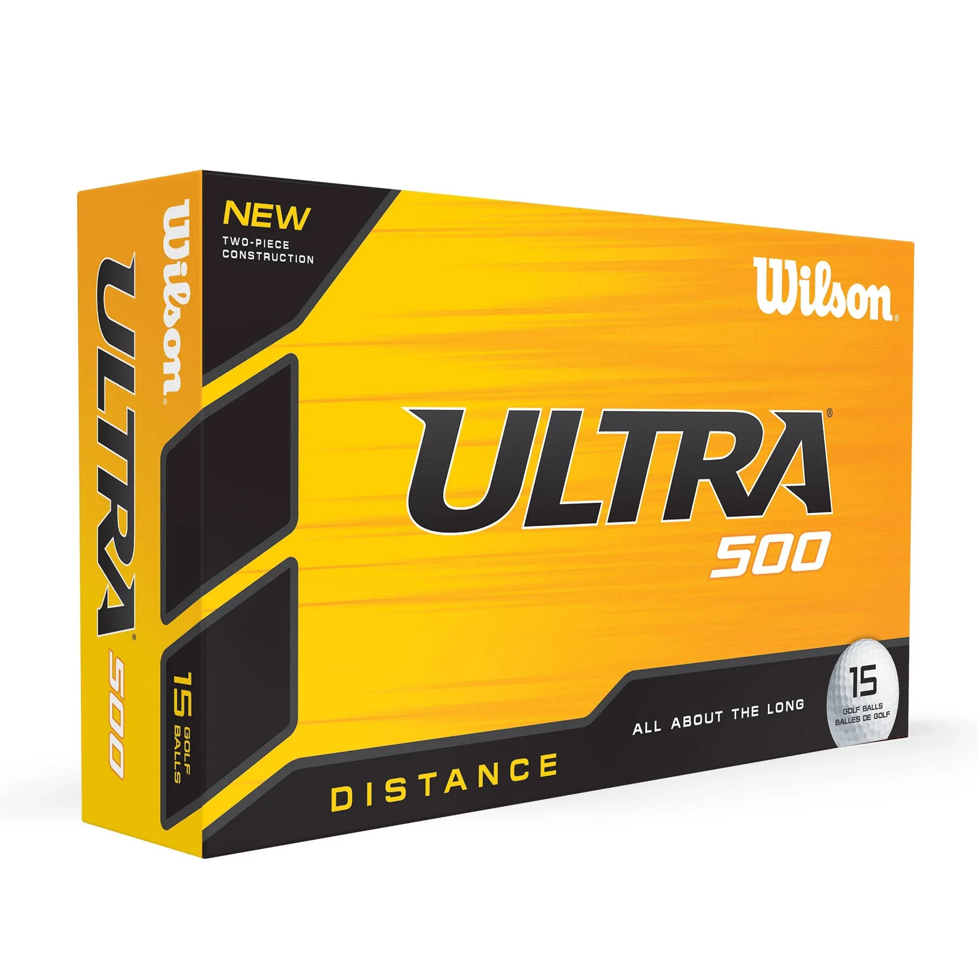 Wilson Ultra 500 Distance Golf Balls - 15 pack