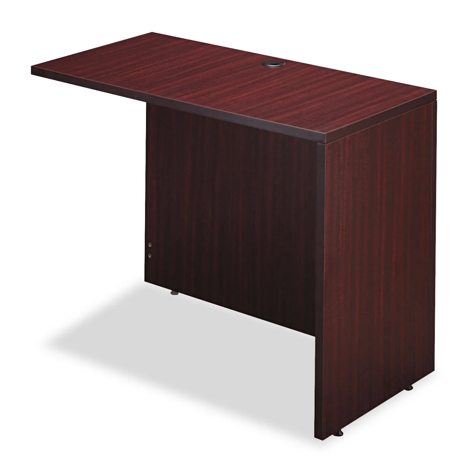 Alera ALEVA354224MY Valencia Series Reversible Return/Bridge Shell, 42W x 23 5/8d. Mahogany