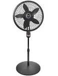 Lasko 1843 Floor Fan - 18" Diameter - 3 Speed - Adjustable Height, Oscillating ...