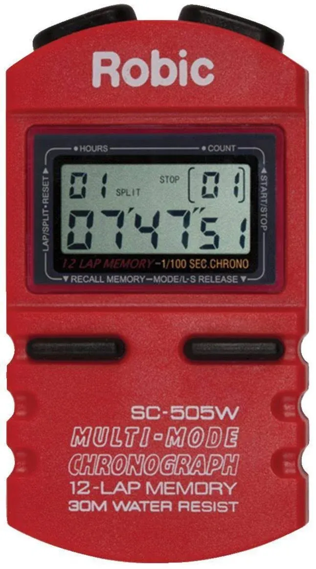 Robic SC-505W 12 Memory Stopwatch