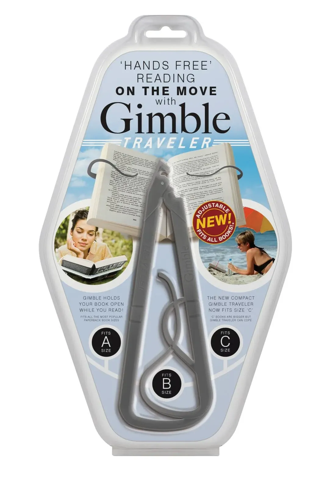 Charcoal Gimble Traveler Hands Free Reading Tool.