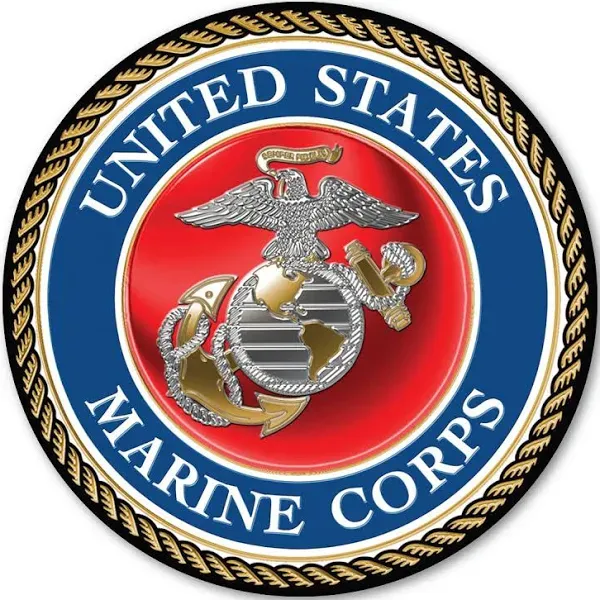 USMC Seal Car Door Magnet