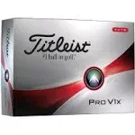 Titleist Pelota De Golf Pro V1x 2023 White Docena Numeros