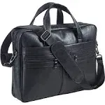 seyfocnia Mens Laptop Leather Messenger Bag Business Briefcase Computer Bag