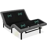 Best Choice Products Size Adjustable Bed Base for Stress Management with Massage