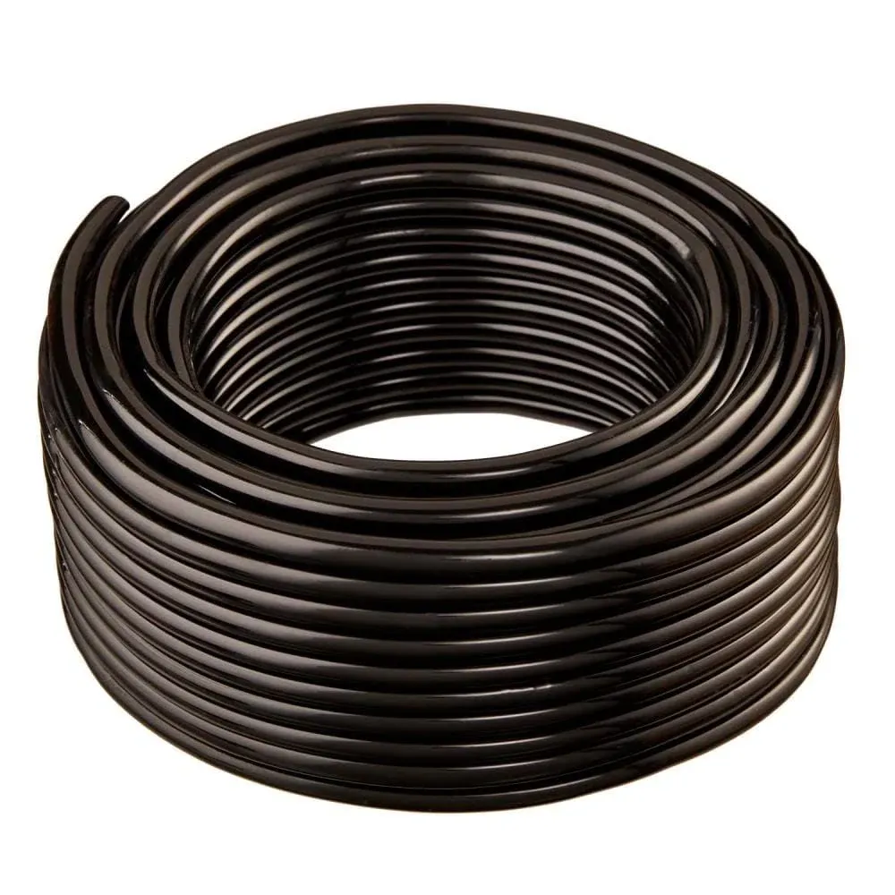 HydroMaxx 1-in ID x 100-ft Vinyl Black Vinyl Tubing | BVT100100