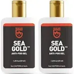 Gear Aid Sea Gold Anti-fog Gel Coating for SCUBA Dive Masks, 1.25 oz, 2 Pack