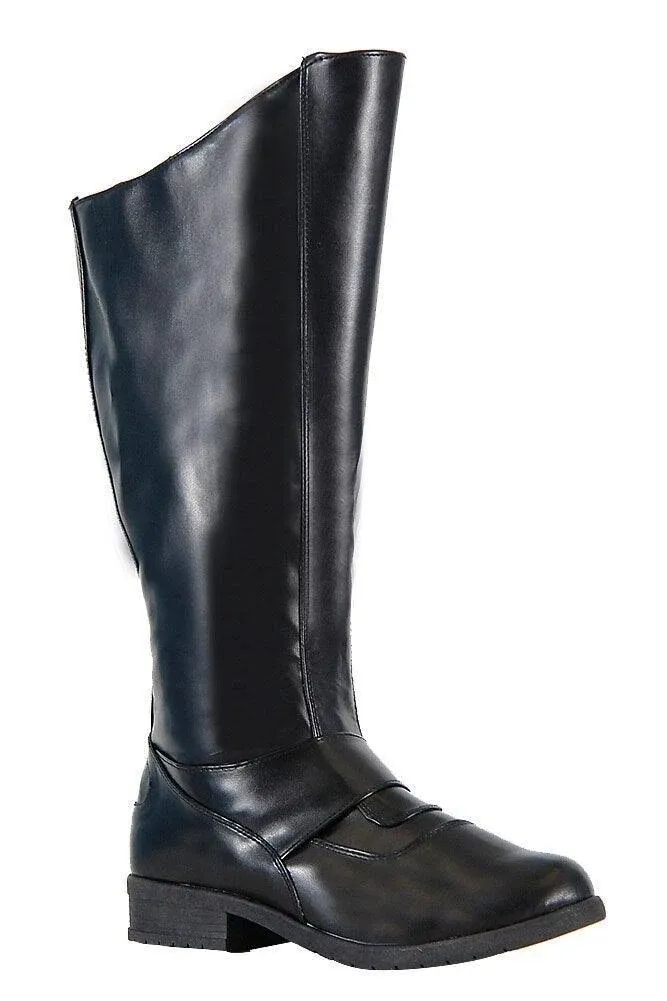 Superhero Cosplay Halloween Costume Black Boots