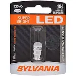 Sylvania ZEVO LED Light 194 White 6000K One Bulb Interior Dome Replacement Lamp