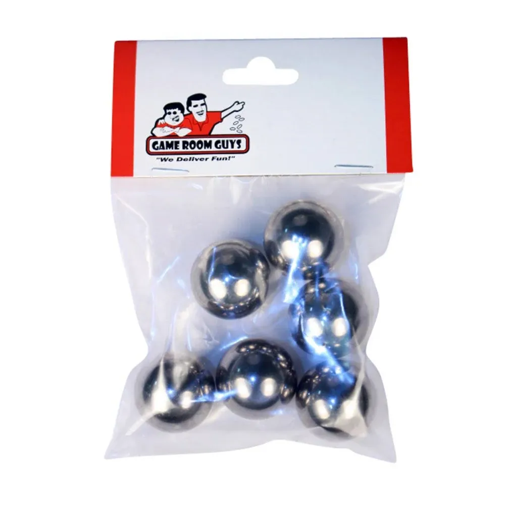 Pinball Replacement Steel Balls - 1-1/16&#034; - Set of 6