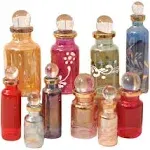 CraftsOfEgypt Genie Blown Empty Glass Mini Bottles