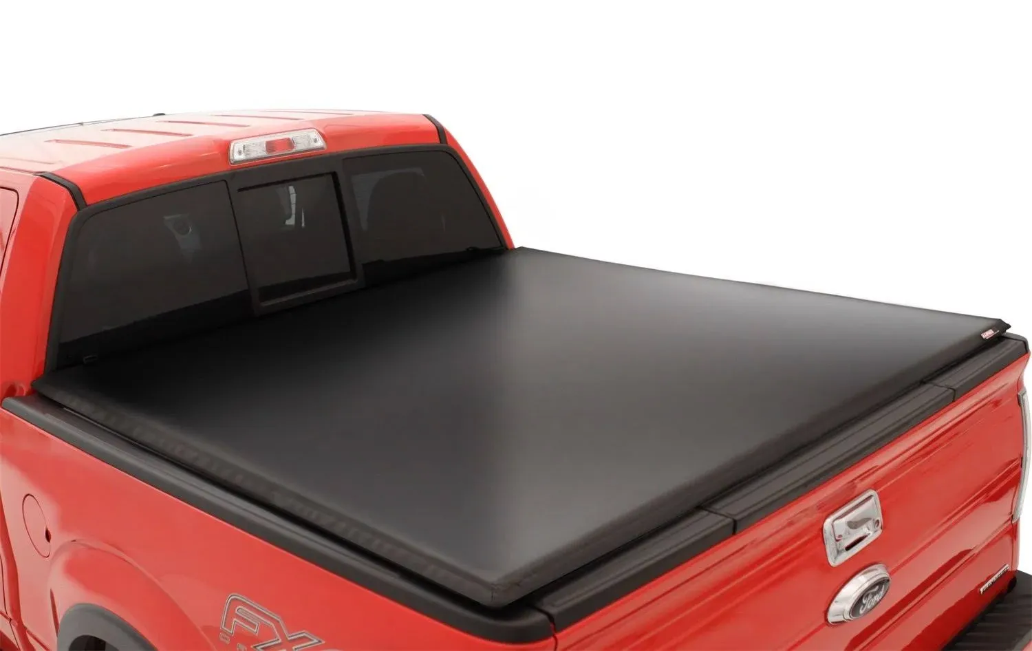 Lund 04-14 Ford F-150 (8ft. Bed) Genesis Tri-Fold Tonneau Cover - Blac