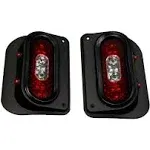 Tail Gunner LED Tail Lights compatible with Jeep JK/JKU - Flush Mount, SAE/DOT Approved