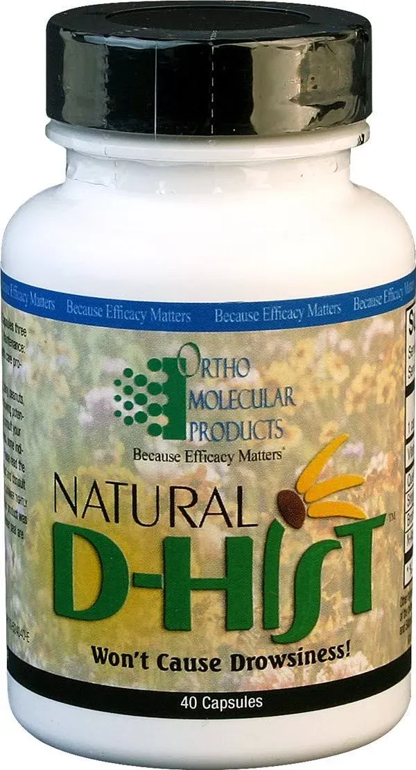 Ortho Molecular Product, Natural D-Hist - 120 Capsules