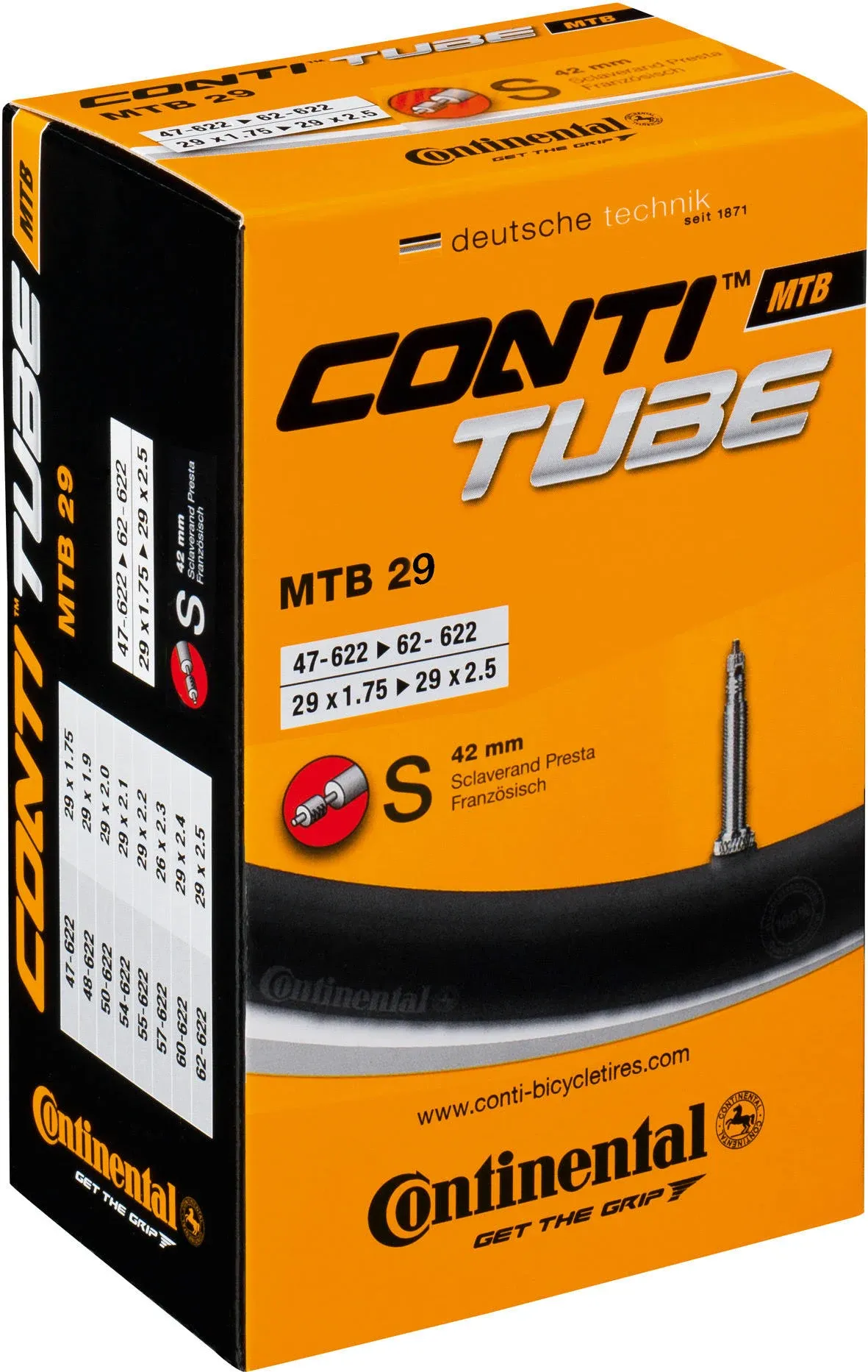 Continental MTB Compact 28 Bicycle Inner Tube