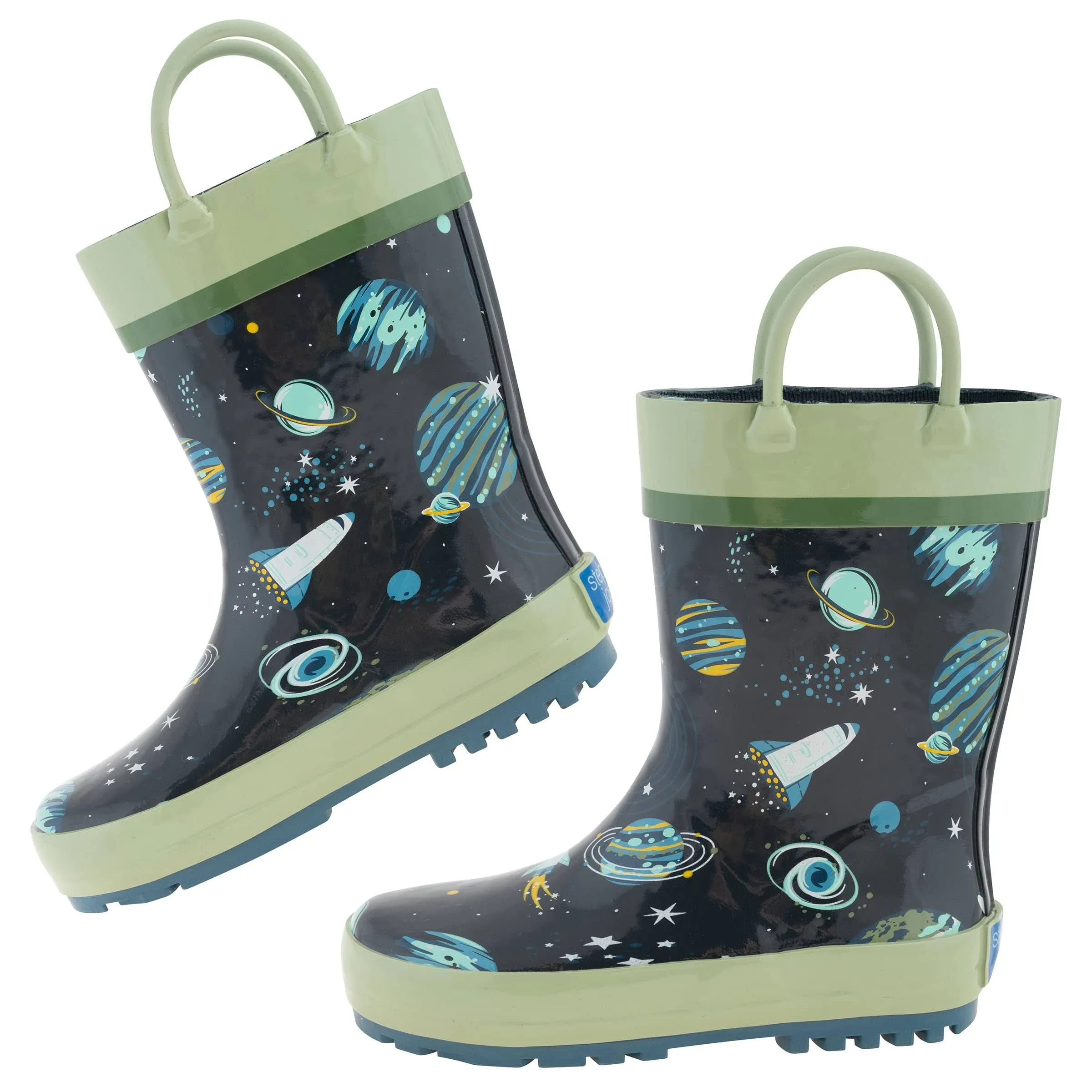 Stephen Joseph Girls All Over Print Rain Boots