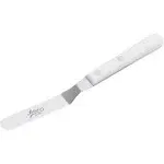 Ateco 1335 4.5" Offset Spatula w/ White Pom Handle