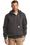 Carhartt Paxton Half-Zip Hooded Sweatshirt - Carbon Heather