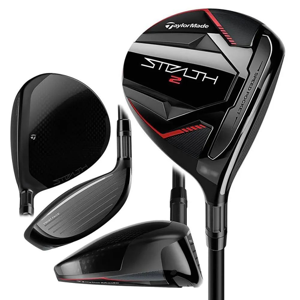 TaylorMade STEALTH 2 Fairway Wood 3W Loft-15deg Flex-RegularTE<wbr/>NSEI RED Spoon NEW