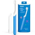 Quip Adult Electric Toothbrush - Sonic Toothbrush with Travel Cover & Mirror Mount, Soft Bristles, Timer, and Metal Handle - Indigo