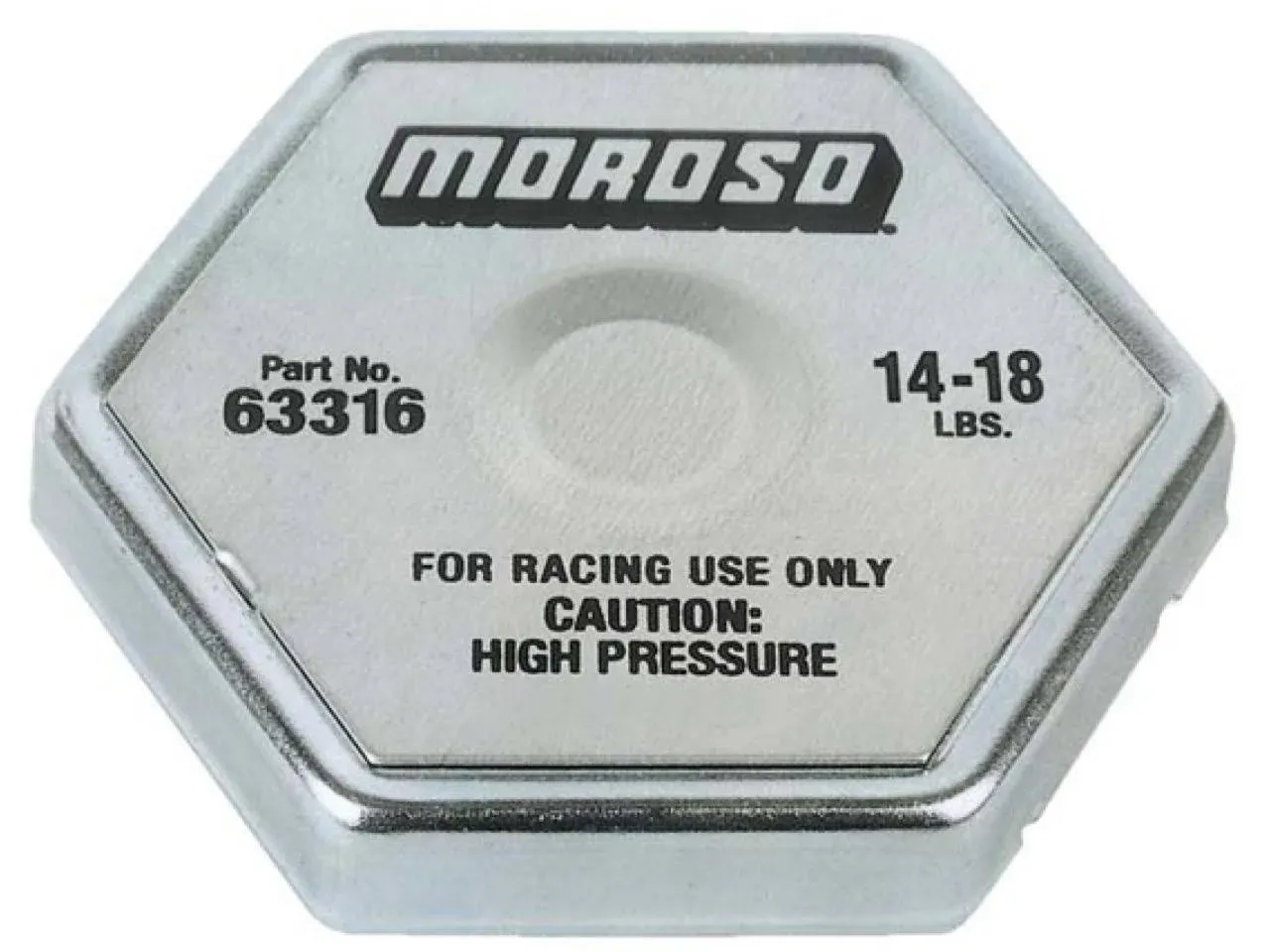 MOROSO Radiator Cap 14-18lb 63316