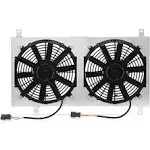 Mishimoto MMFS-PRE-97 Performance Aluminum Fan Shroud Compatible With Honda Prelude 1997-2001 Silver