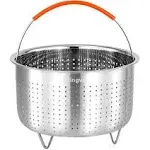 Skingwa Steamer Basket for Instant Pot Vegetable Steamer Basket Stainless Steel Steamer Basket Insert for Pots (3QT)