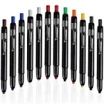 Listo 1620 - Box of 12 - Black Color - China Markers/Grease Pencils/China Marking/Pencils/Wax Pencils