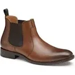 Johnston and Murphy Lewis Chelsea Boot - Black Full Grain