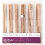 Knit Picks 6" Sunstruck Wood Double Pointed Knitting Needle Set