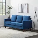 Edenbrook Archer Upholstered Couch – Couches for Living Room – Blue Velvet Couch - Living Room Furni