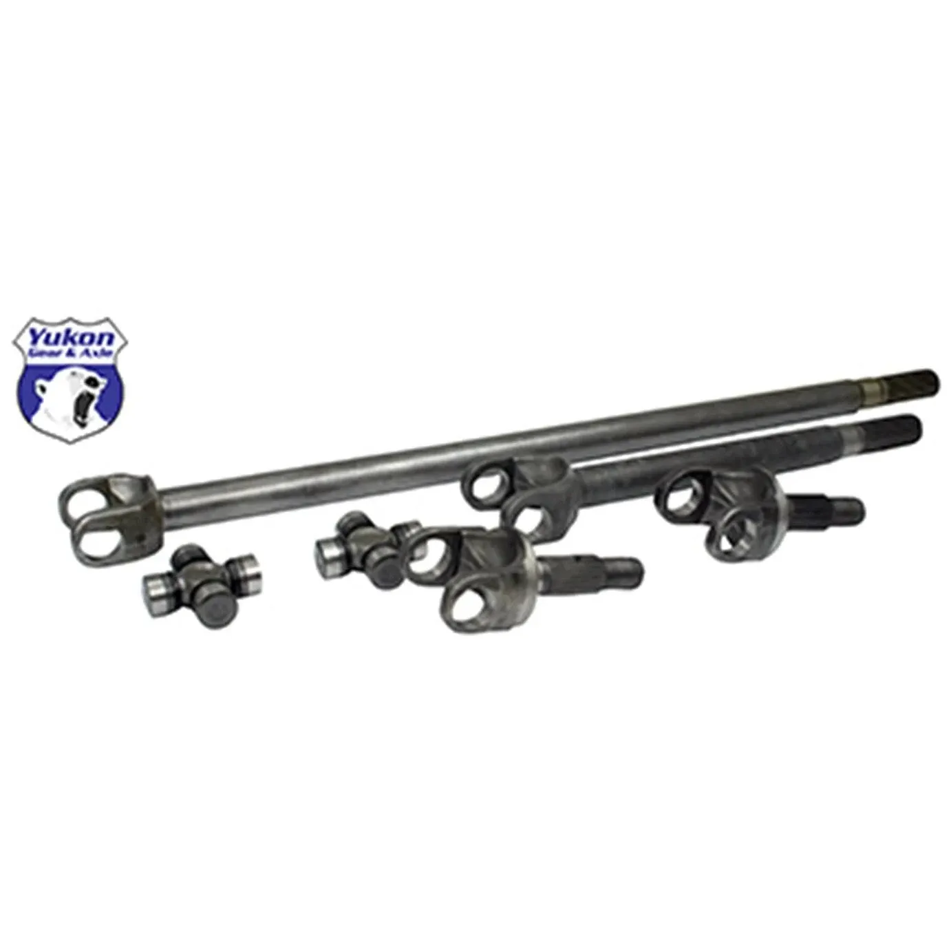 Yukon Gear 4340 Chrome-Moly Replacement Axle Kit For Jeep TJ Rubicon Wrangler 44 / w/ Super Joints