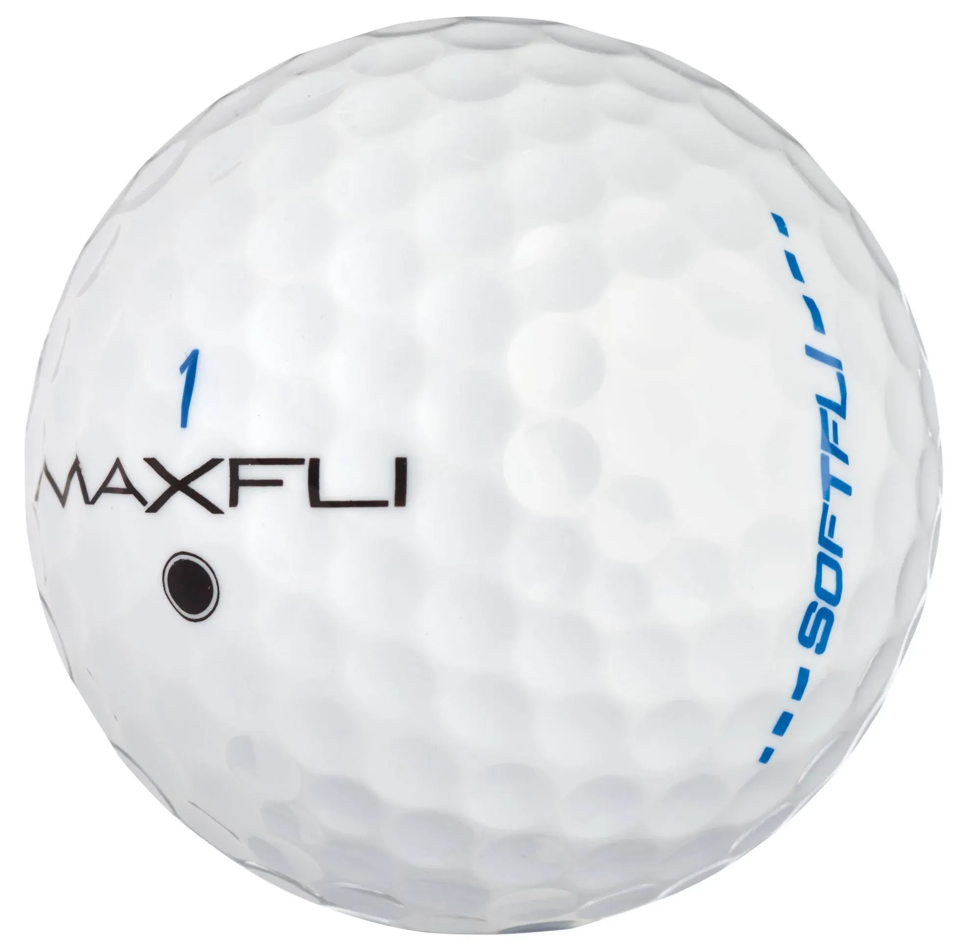 Maxfli SoftFli Gloss Golf Balls – Glossy White - 12 Balls Dozen New In Box