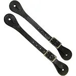 Weaver Leather Single Ply Spur Straps Black