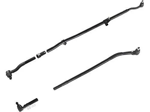 Steering Linkage Assembly with Tie Rod Ends and Drag Link - Compatible with 2007-2016 Jeep Wrangler