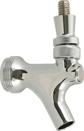 D1210 Forward Sealing Beer Faucet (Stainless Steel),Small