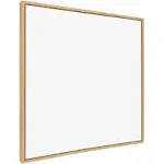 Sylvie Blank Framed Canvas Wall Art, 18x40 Gray, Modern Empty Canvas for Pain...