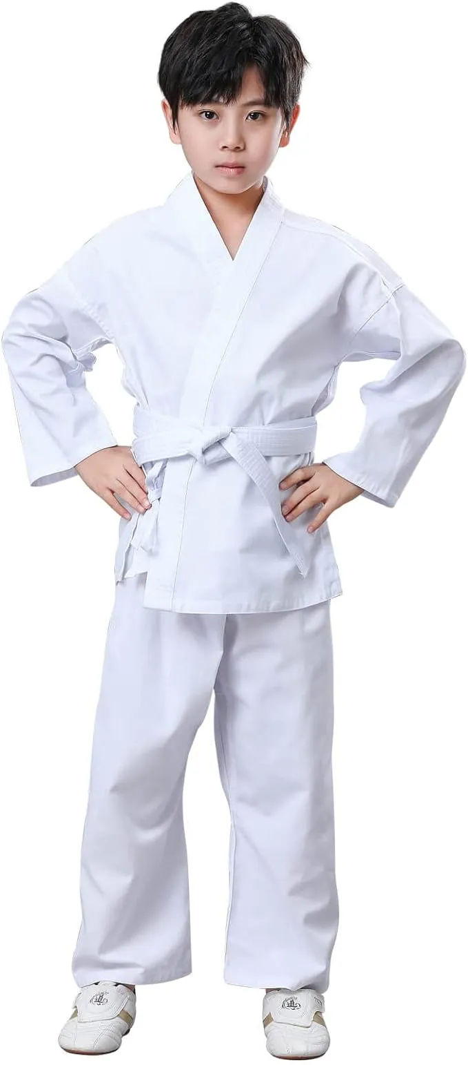 Just Yearn Karate Gi for Kids & Adults Lightweight Students Karate Uniform Sets ...